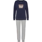 Vivance Dreams Pyjama, (2 tlg.), mit kontrastfarbenen Tape Details