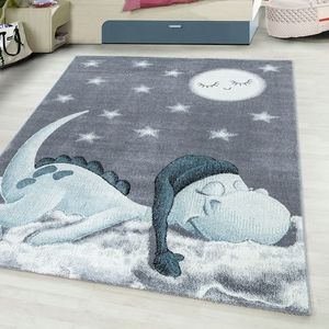 Ayyildiz Teppiche Kinderteppich »Bambi 840«, rechteckig, 11 mm Höhe, auch in rund, Drachen Motiv, Kurzflor