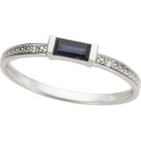 Firetti Fingerring »Schmuck Geschenk Gold 333 Damenring Goldring Edelstein Farbstein«, mit Saphir - mit Brillant