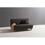 ell + ell Schlafsofa »Enny«, Liegefläche Breite 155 cm, Liegehöhe 40 cm, Füße alufarben