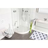 Sanilo Badaccessoire-Set »Comfort«, (Komplett-Set, 3 tlg.), bestehend aus WC-Sitz, Badteppich und Waschbeckenstöpsel