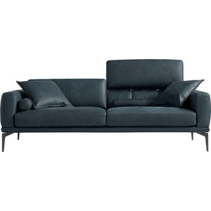 Egoitaliano 2,5-Sitzer »Masu, Designsofa mit erstklassigem Sitzkomfort«, inkl. 2 Kissenrollen, Rückenelemente manuell verstellbar, Metallfüße