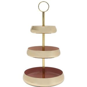 Kayoom Etagere »Etagere Art Deco 2025«, Handarbeit, 3-Etagen-Servierpalette aus Eisen, bunt lackiert