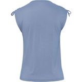 LASCANA Strandtop, mit Raffung an den Schultern, bequemes Damentop, figurbetont