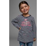 KIDSWORLD Langarmshirt »Vollzeit Prinzessin«, Langarm, Basic-Passform, mit Sternmuster, Rundhalsausschnitt