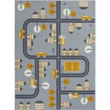 HANSE Home Kinderteppich »Town«, rechteckig, 0,9 mm Höhe, Kurzflor, Kinderteppich, Spielteppich, Straßen Design, Kinderzimmer