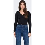 ONLY Langarmshirt »ONLBETTY L/S V-NECK TOP CC JRS«