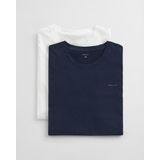 Gant Kurzarmshirt »C-NECK T-SHIRT 2-PACK«, Mit Rundhalsausschnitt