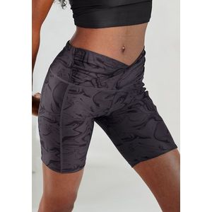 LASCANA ACTIVE Funktionshose, Sporthose mit Allover-Print und kleiner Reißverschlusstasche