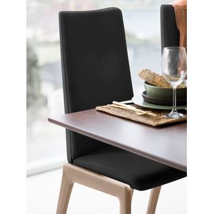 Stressless® Polsterstuhl »Laurel«, Leder BATICK, High Back, Größe L, mit abgerundeten Beinen in Schwarz