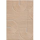 Ayyildiz Teppiche Teppich »ART 1121«, rechteckig, 8 mm Höhe, Läufer, 3D Hoch-Tief-Effekt, weicher Hochflor, pflegeleicht