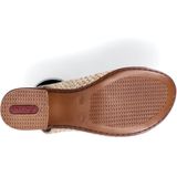 Rieker Sandalette, Sommerschuh, Sandalette, Blockabsatz, in modischer Flecht-Optik