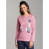 Trigema Schlafanzug »TRIGEMA Pyjama Oberteil mit maritimem Printmotiv«, (1 tlg.)