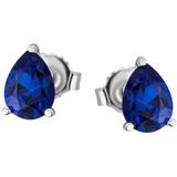 Firetti Paar Ohrstecker »Schmuck Geschenk Silber 925 Ohrschmuck blau«, mit Zirkonia (synth.)