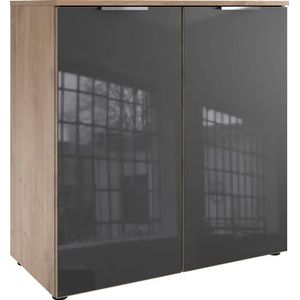 Wimex Kommode »Level36 C by fresh to go«, mit Glaselementen auf der Front, soft-close Funktion, 81cm breit