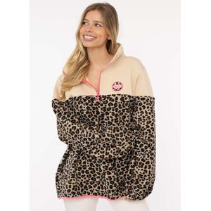 Zwillingsherz Troyer »""Leo Lover""«, mit Fleece Muster