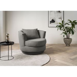Leonique Drehsessel »MAISIE, Lese-Sessel, Love Seat,«, trendige Stoffe MEGA CORD und Web-Velours, 360 Grad drehbar