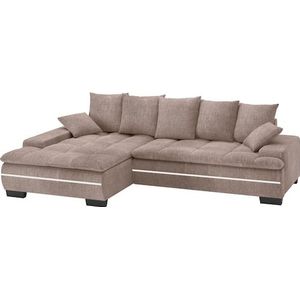Mr. Couch Ecksofa »Haiti II, L-Form«, RGB-LED Beleuchtung, wahlweise mit Kaltschaum, Bett, Bettkasten