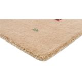 carpetfine Wollteppich »Gabbeh Uni, auch als Läufer erhältlich«, rechteckig, 15 mm Höhe, reine Wolle, handgewebt, Gabbeh Loom Tiermotiv, große Farbauswahl
