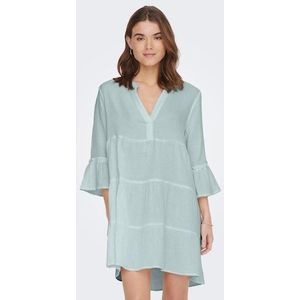 ONLY Tunikakleid »ONLTHYRA PEPLON DRESS NOOS WVN«, mit Volant im Tunika Style
