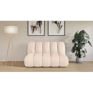 LeGer Home by Lena Gercke 2-Sitzer »Priya Designersofa, moderne Steppung, auch in Bouclé«, gemütlich und modern, B/T/H: 155/108/84 cm