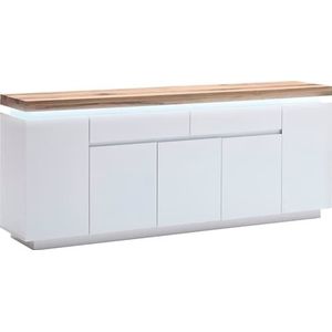 MCA furniture Sideboard »Romina«, mit LED Beleuchtung weiß dimmbar, inkl. Fernbedienung