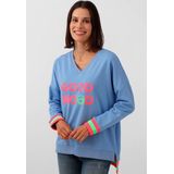 Zwillingsherz Sweatshirt »Dana«, mit ""Good Mood""-Schriftzug und neonfarbenen Bündchen