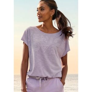 Venice Beach Rundhalsshirt, mit Logoprint, T-Shirt, sommerlich-sportlicher Look