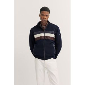 bugatti Sweatjacke, mit Reißverschluss und Stehkragen