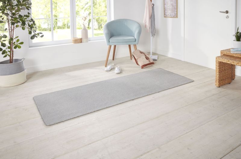 HANSE Home Teppich »Shashi«, rechteckig, 8,5 mm Höhe, Kurzflor, Unifarben, Läufer, weich, Esszimmer, Kinderzimmer, Flur