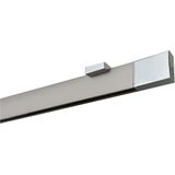 GARESA Gardinenstange »FLAT«, 1 läufig-läufig, Wunschmaßlänge, Rechteckprofil, Deckenmontage, perfekter Lauf, modern, verlängerbar