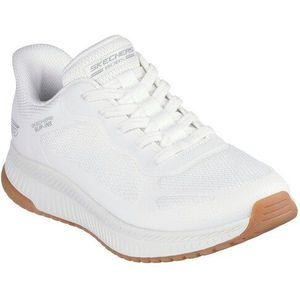 Skechers Slip-On Sneaker »BOBS SQUAD 4«, Slipper, Freizeitschuh, Halbschuh mit Memory Foam