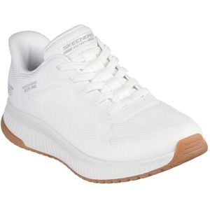 Skechers Slip-On Sneaker »BOBS SQUAD 4«, Slipper, Freizeitschuh, Halbschuh mit Memory Foam