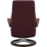 Stressless® Relaxsessel »View«, (Set, Relaxsessel mit Hocker), mit Signature Base, Größe S,Gestell Braun