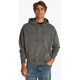Tommy Jeans Hoodie »TJM RLX TJ LABEL HOODIE«, mit großer Logostickerei