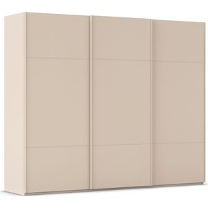 rauch Schwebetürenschrank »Kleiderschrank Schrank Garderobe Schlafzimmerschrank SCALE-TRIO«, edle dreigeteilte Front, 2 Zierleisten in Griff-Farbe MADE IN GERMANY