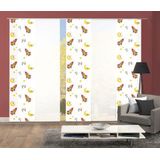 HOME WOHNIDEEN Schiebegardine »LUNARO«, (5 St.), Schiebevorhang Digi 5er Set LUNARO