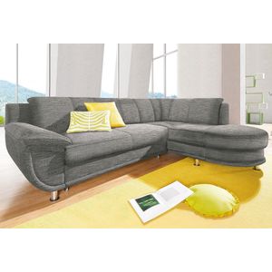 TRENDMANUFAKTUR Ecksofa »Rondo, zeitlos und elegant, OTTOs Choice, bequem, L-Form«, wahlweise mit Federkern, wahlweise mit Bettfunktion