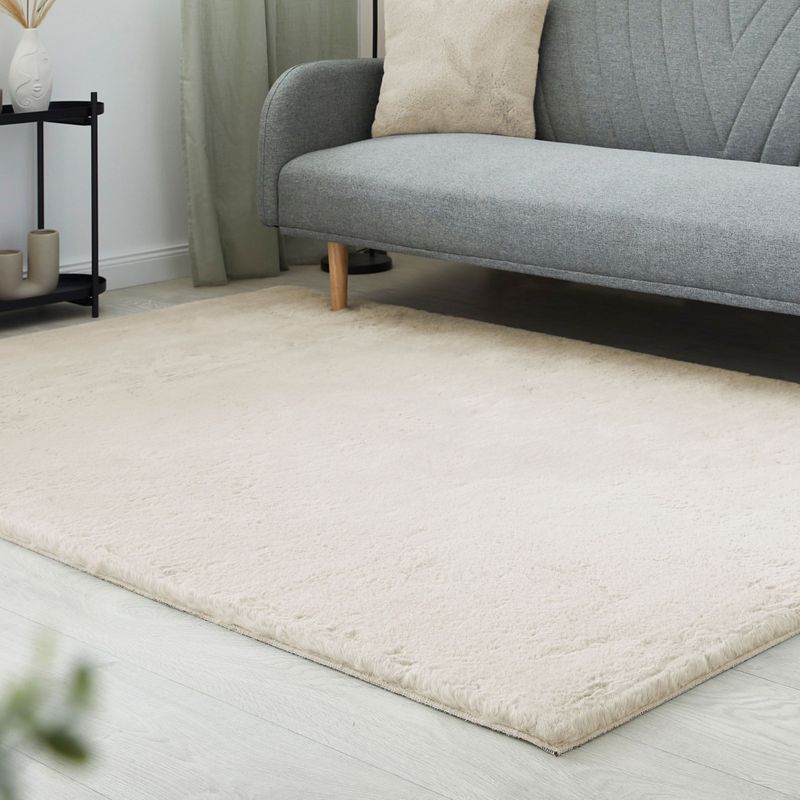 LUXOR living Fellteppich »Novara«, rechteckig, 30 mm Höhe, Kunstfell, Kaninchenfell-Haptik, besonders weicher Hochflor
