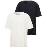 BOSS Rundhalsshirt »B-TShirtRN 2P Comfor«, (Packung, 2 tlg., 2er-Pack), mit tonalen Logo
