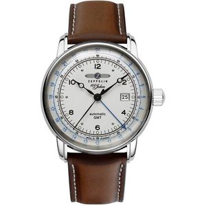 ZEPPELIN Automatikuhr »100 Jahre, Automatic GMT«, Armbanduhr, Herrenuhr, Datum, Made in Germany