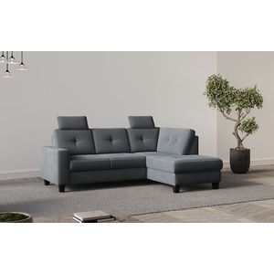 Places of Style Ecksofa »Varese«, Kreuznaht in beige