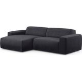 TRENDMANUFAKTUR Ecksofa »Braga, mit hochwertigem Kaltschaum, L-Form, in Cord erhältlich«, (2 St.), modernes Sofa, Couch mit hohem Sitzkomfort, 255/72/160 cm (B/H/T)