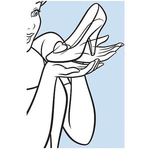 Komar Bild »Cinderella Glass Shoe«, Disney, (1 St.), Wandbild zur Dekoration im Kinderzimmer - ohne Rahmen