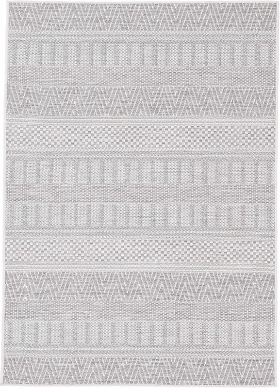 carpetfine Teppich »Boho 100«, rechteckig, 4 mm Höhe, robustes Flachgewebe, Sisal Optik, UV-beständig, Außenbereich