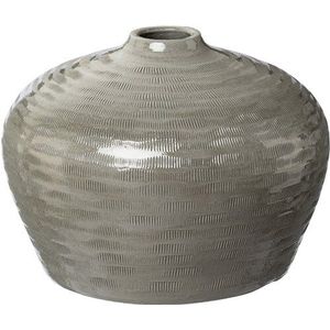 Creativ deco Tischvase »HUMILIS«, (1 St.), aus Keramik, mit Streifenmuster