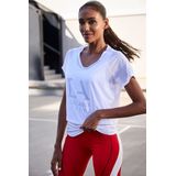 LASCANA ACTIVE Funktionsshirt, 2 in 1 T-Shirt im Layer-Design