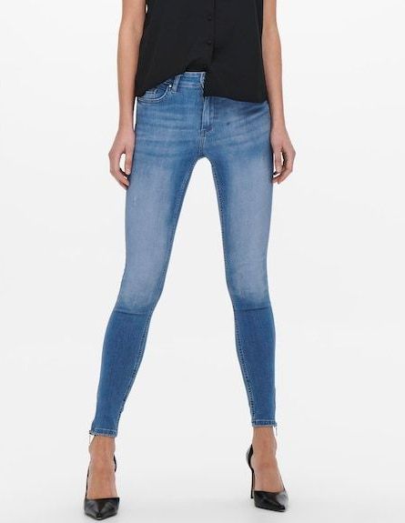 ONLY Skinny-fit-Jeans »ONLBLUSH MID SKINNY ANKLE ZIP DNM BOX«