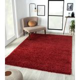 Myflair Möbel & Accessoires Hochflor-Teppich »My Shaggy«, rechteckig, 37 mm Höhe, Shaggy, Uni-Farben, leicht glänzend, Microfaser, extra flauschig