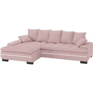 Mr. Couch Ecksofa »Haiti II, L-Form«, RGB-LED Beleuchtung, Kaltschaum, wahlweise mit Bett, Bettkasten